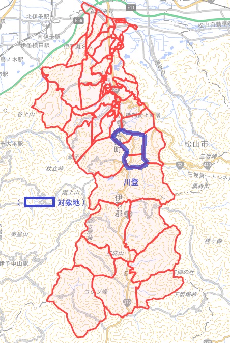 砥部町地図