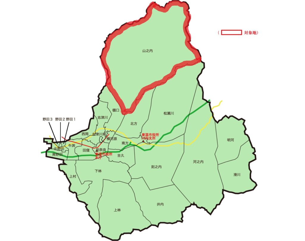 東温市地図