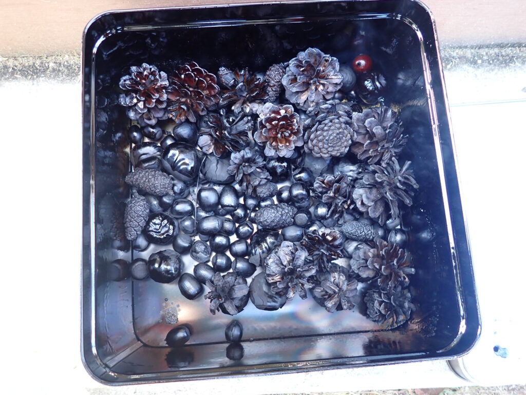 しいたけ植菌体験イベントの様子